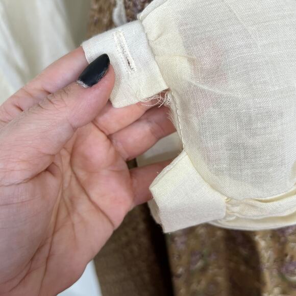 Gunne Sax Vintage 70s Cottagecore Long Sleeve Prairie Dress Floral Calico 5, XXS - Picture 7 of 11